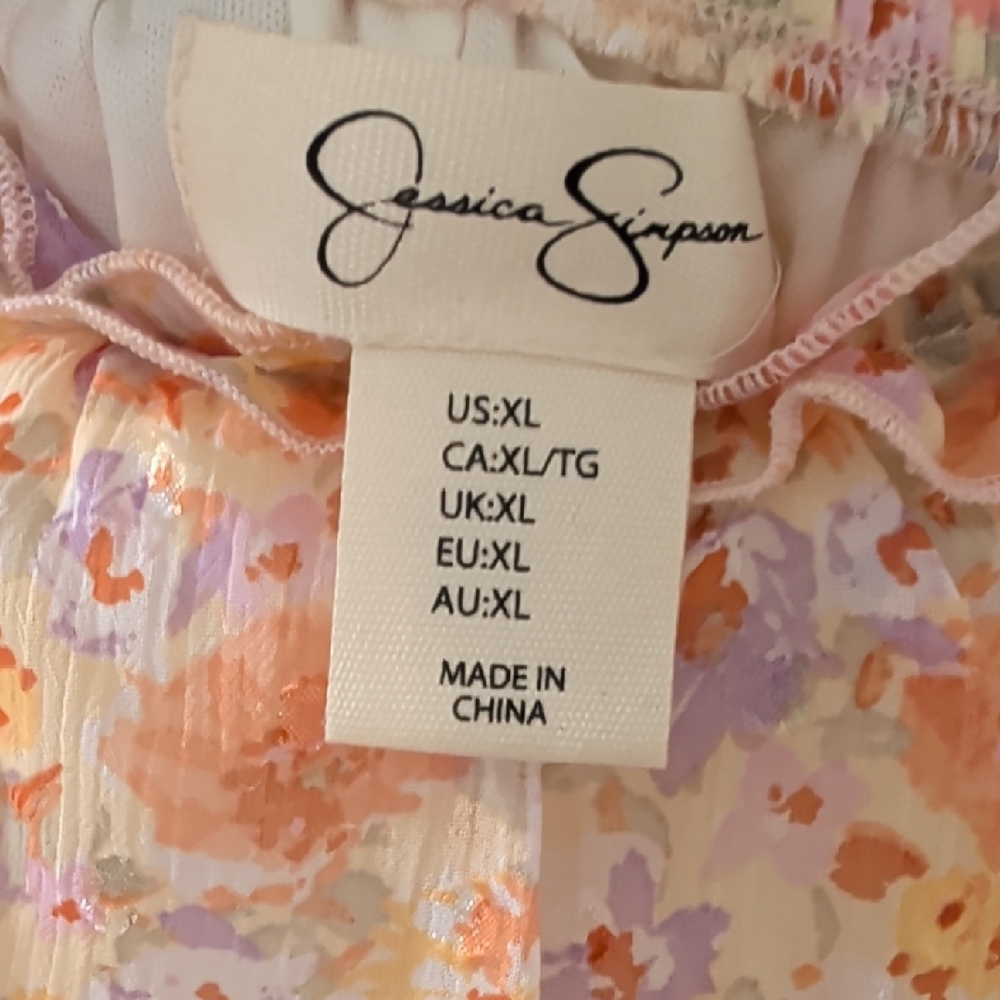 Jessica Simpson Pastel Floral Dress - Picture 4 of 5